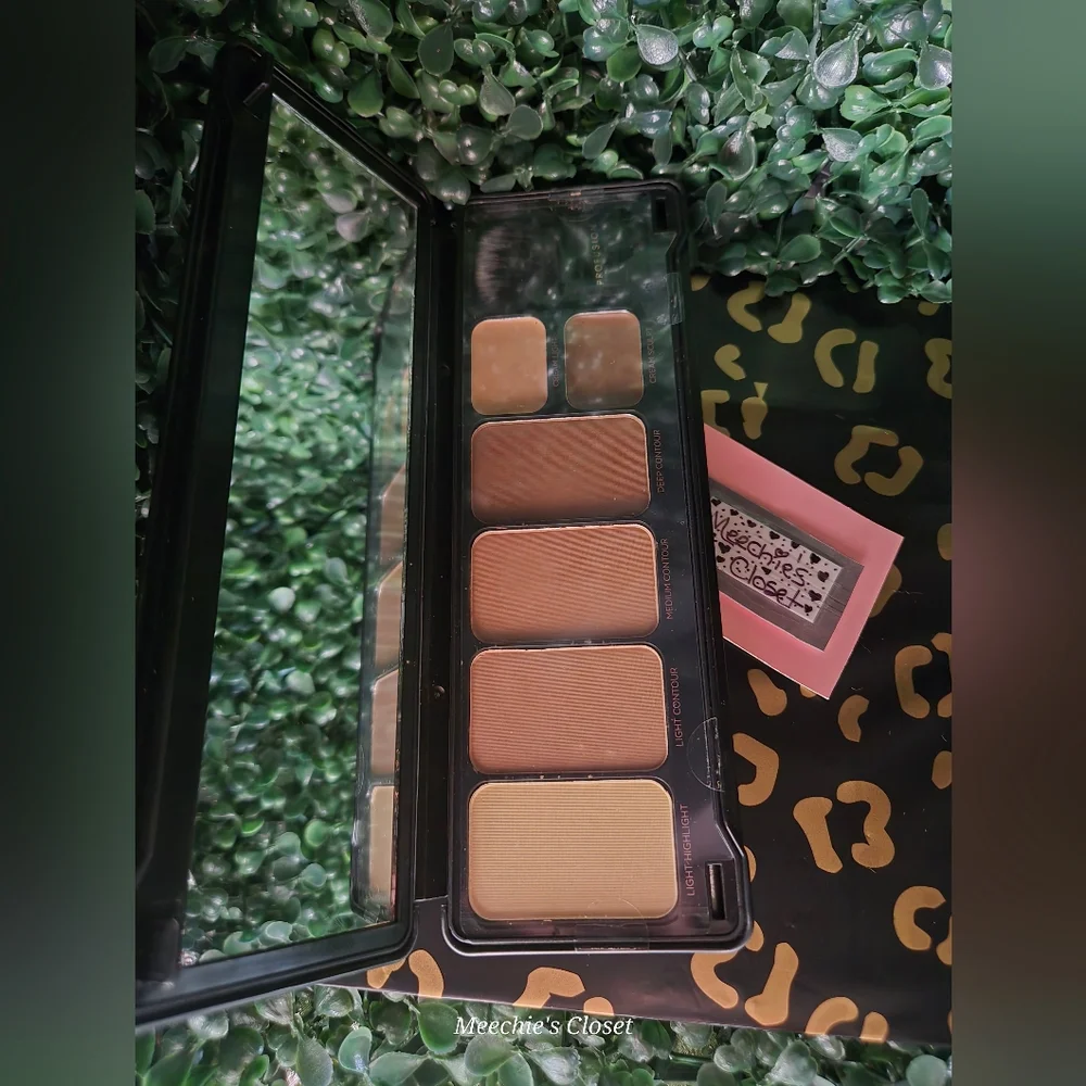 PROFUSION Cosmetics Contour Palette & Brush 6 Shades NIB
